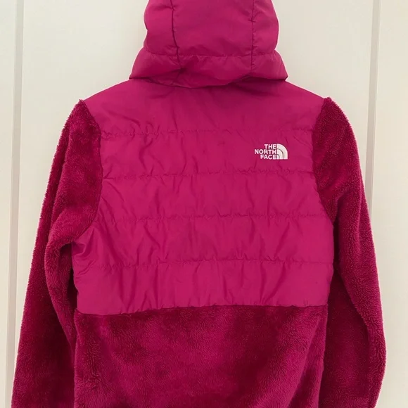 The North Face Fuchsia Hooded Fleece Jacket